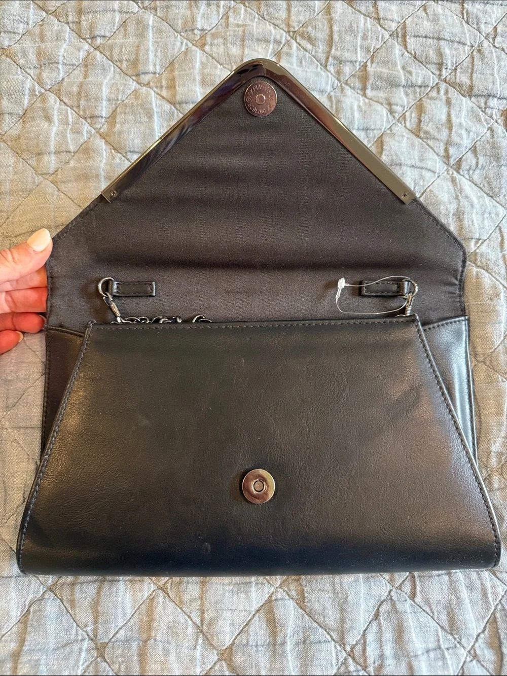 Black ALDO clutch crossbody bag
